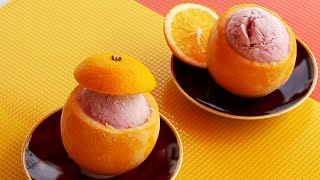 Fruchtige EISORANGEADE  Eis ohne Eismaschine selber machen [upl. by Christensen491]