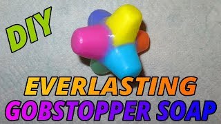 DIY HOW TO MAKE EVERLASTING GOBSTOPPER SOAP TUTORIAL [upl. by Jany]