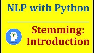 Stemming  Natural Language Processing with Python and NLTK [upl. by Aniuqal]