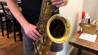 215xxx Selmer Mark VI Tenor Saxophone Demo wwwdcsaxcom [upl. by Rainer]