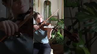 Harp Violin Harpist Violinist instrumental halloween halloweencover noahkahan [upl. by Eilsew746]