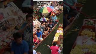 Damnoen Saduak Floating Market Thailand [upl. by Annunciata]