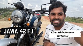 Jawa 42 FJ New model 2024  Ride Review in Tamil Better than Hunter and CB 350 [upl. by Rezzani317]