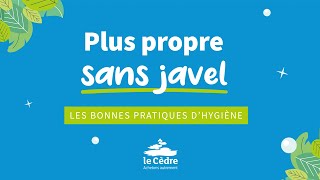 Plus propre sans javel  les bonnes pratiques dhygiène [upl. by Gilletta]