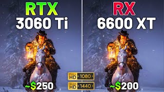 10 Games on RTX 3060 Ti vs RX 6600 XT in 2024  1080p amp 1440p [upl. by Fishback]