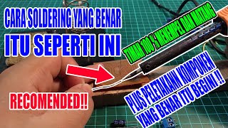 Cara Soldering PCB  Tutorial Elektronika [upl. by Romine307]