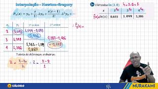 INTERPOLAÇÃO POLINOMIAL  NEWTON e GREGORY [upl. by Ahsetan117]