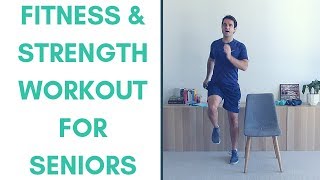 Fitness and Strength Workout for Seniors  Work Up Your Heart Rate  More Life Health [upl. by Aihsila]