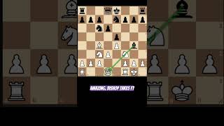 Bxf7 chess tactic chess chesstactics [upl. by Mairam]