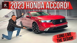 The 2023 Honda Accord Touring Is A More Upscale amp FuelEfficient Hybrid Sedan [upl. by Hcib]