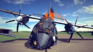 Emergency Landings 45 How survivable are they Besiege [upl. by Martica975]