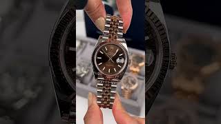 2023 Release Rolex Datejust 36 Chocolate dial TwoTone Steel and 18k Everose gold Watch 126231 [upl. by Gina]