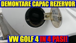 TUTORIAL cum scoti  demontezi capac usita rezervor VW Golf 4 Bora in 4 pasi [upl. by Bartram961]