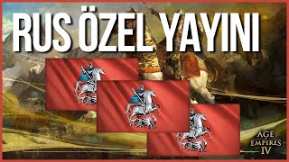 AoE4 RUSLAR NASIL OYNANIR TAKTİKLERİ  Age of Empires IV TAKIMLI SIRALI  Sezon 8 [upl. by Mcdermott]