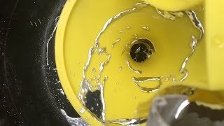 Pouring Mercury Into A Coin Funnel [upl. by Farlee470]