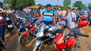 বাংলাদেশের সবচেয়ে বড় বাইক হাটের দর দাম Motorcycle Price of biggest Used bike Haat [upl. by Howlond]