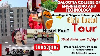 Galgotia Girls Hostel Tour 2023 Rules amp Safety All Facilities amp Rooms gcet hostel subscribe [upl. by Encratia]