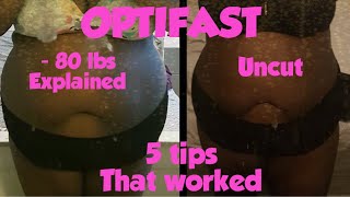 OPTIFAST 900 80lbs WEIGHT LOSS EXPLAINED  5 TIPS THAT WORKED [upl. by Acillegna5]