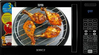 Grilled Chicken in IFB Oven 30BRC2  How to make grill chicken in ifb oven [upl. by Eadie850]