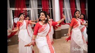 Holud Dance Performance😍 JhumkaNoya Daman dance wedding weddingdance AuthenticPhotographybd [upl. by Enayr]