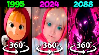 360° VR Masha Ultrafunk Song 1995 vs 2024 vs 2088 [upl. by Anrev]