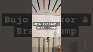 October 2024 Trackers amp Brain Dump Spread  Halloween Theme 👻🎃 bujotracker braindump shorts [upl. by Tench625]