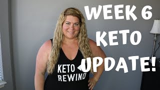 WEEK 6  DAY 42 WEIGH IN UPDATE  28 POUND LOSS KETO TRANSFORMATION [upl. by Ydnil625]