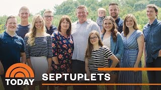 First Set Of Septuplets Turn 18 Catching Up With The McCaughey Family  TODAY [upl. by Simetra]