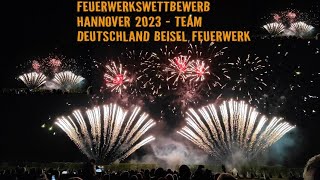 Feuerwerkswettbewerb Hannover 2023 Team 1 Deutschland Beisel Feuerwerk [upl. by Robson]