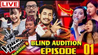 The voice of Nepal Season 062025  Voice of nepal season 06 Episode 01  blind audition live [upl. by Macey463]