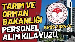 20244 TARIM VE ORMAN BAKANLIĞI PERSONEL ALIM KILAVUZU AÇIKLANDI TERCİHLER BAŞLADI 5 BİN 500 ATAMA [upl. by Yedrahs]