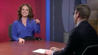 Melissa Errico talks to Frank DiLella  ON STAGE NY1 News Dec 24 2016 [upl. by Eolc]