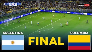 ARGENTINA vs COLOMBIA  FINAL Copa America 2024  Full Match All Goals  Realistic PES Gameplay [upl. by Ssej]