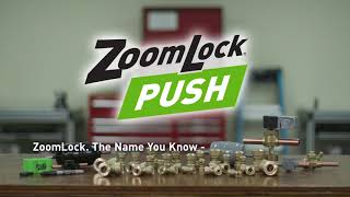 ZoomLock PUSH Refrigerant Push Fittings  High Pressure HVACR Push to Connect Fittings [upl. by Anafetse]