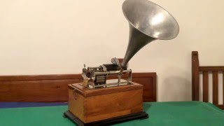 Rare 1902 French Phonograph quotLe Styxquot  Phonographe Française quotLe Styxquot  Fonografo quotLe Styxquot [upl. by Sanfourd]