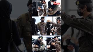 Tae hugged a girl in airport 😱 bts btsff btsfftaehyung shortsfeed shorts viral relatable [upl. by Worrad]