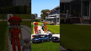 GTA V  BLACK SINGHAM BABY KI CAR GIFT ManuGamez  trending viral shorts [upl. by Artemas632]