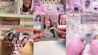 packing kpop photocards  asmr tiktok compilation ⛩ [upl. by Kassandra188]