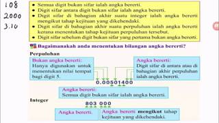 Bab 2 part I Matematik Tingkatan 3 kssm 2 1 Angka Bererti [upl. by Twila]