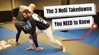 3 NoGi Takedowns You Need to Know  With Olympic Silver Medalist Travis Stevens [upl. by Kcirre]