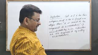 Congruence modulo n  1 Definition and Properties  by Yogendra Bahadur Singh [upl. by Erdied]