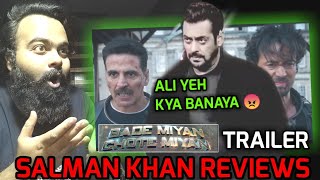 SALMAN KHAN REVIEWS BADE MIYAN CHOTE MIYAN TRAILER  AKSHAY KUMAR  TIGER SHROFF  BLOCKBUSTER [upl. by Etteragram]