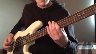 bbno Diamond Pistols  Help Herself Bass Cover [upl. by Bowne]