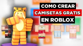 Como Crear Camisetas En Roblox Gratis [upl. by Grantley979]