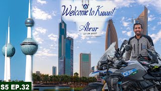 WELCOME TO KUWAIT🇰🇼  S05 EP33  PAKISTANIINDIAN COMMUNITY  PAKISTAN TO SAUDI ARABIA MOTORCYCLE [upl. by Nongim]