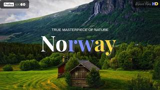 Norway in 4K UHD – From Majestic Fjords to SnowCapped Peaks [upl. by Ainoyek]