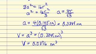 Calculate Metal Density [upl. by Hamish348]