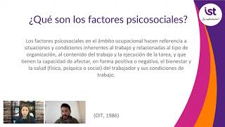 ¿Qué son los factores psicosociales [upl. by Yesoj]