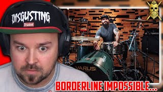 DRUMMER REACTS to El Estepario Siberiano  BLINDING LIGHTS drum cover [upl. by Adnamaa]