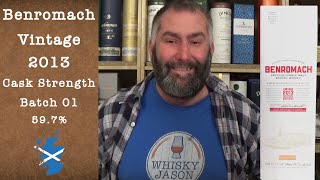 Benromach Vintage 2013 Cask Strength Batch 01 with 597 Single Malt Scotch Review by WhiskyJason [upl. by Hedi]